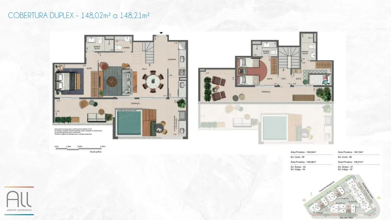 Planta 5: All Jardim Oceânico, apartamento de alto padrão na Barra da Tijuca, Rio de Janeiro