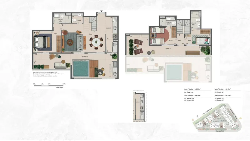 Planta 6: All Jardim Oceânico, apartamento de alto padrão na Barra da Tijuca, Rio de Janeiro