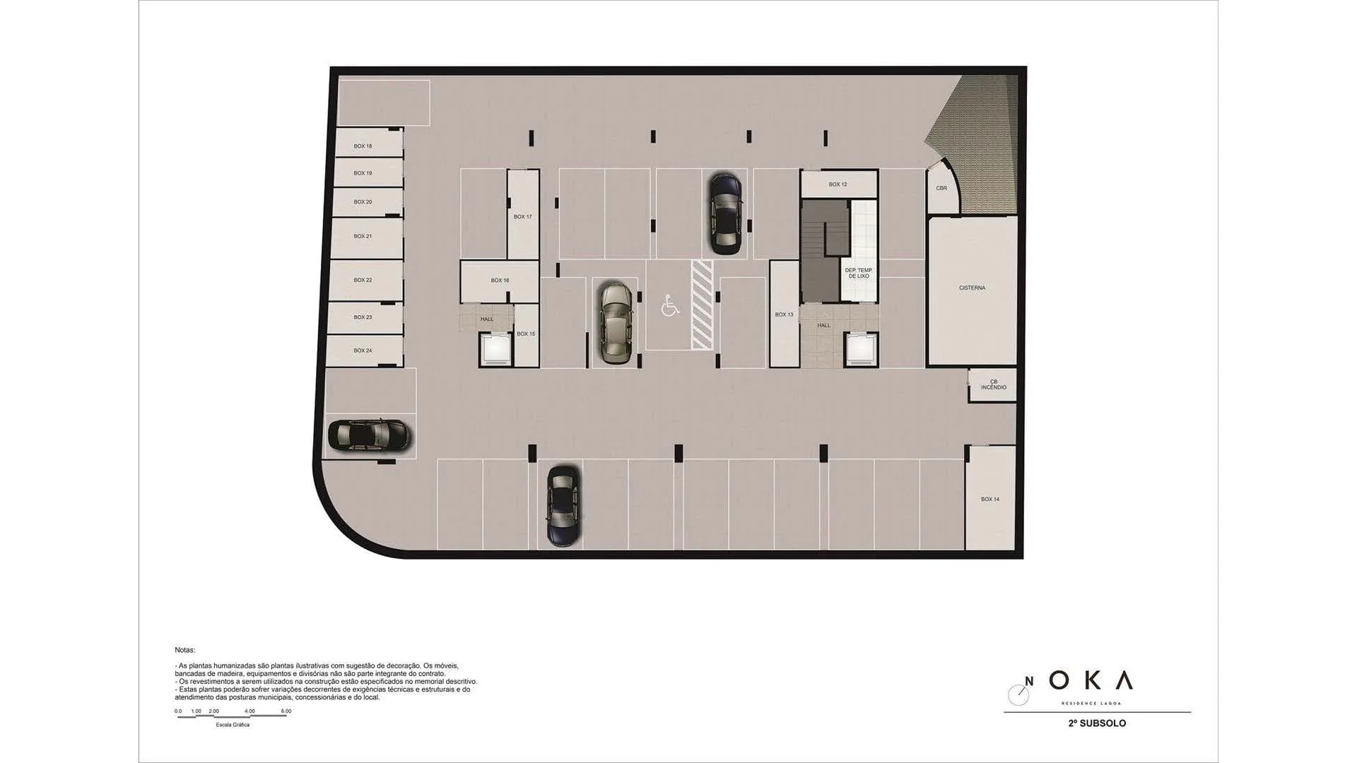Planta 4: Oka Residence Lagoa, apartamento de alto padrão na Lagoa, Rio de Janeiro