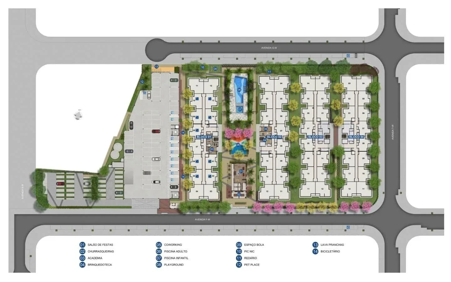 Planta 6: Orla Recreio Prainha, apartamento de alto padrão no Recreio dos Bandeirantes, Rio de Janeiro