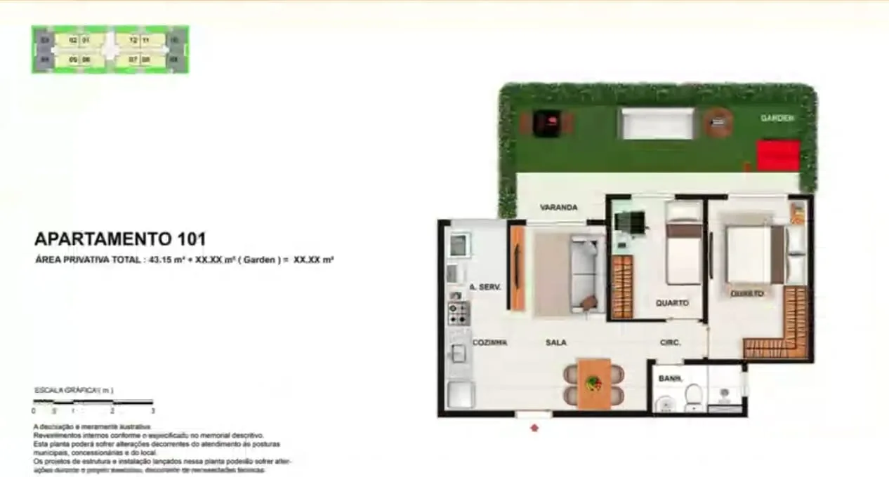 Planta 4: Vitale Eco Vargem Grande, apartamento de alto padrão em Outro, Rio de Janeiro