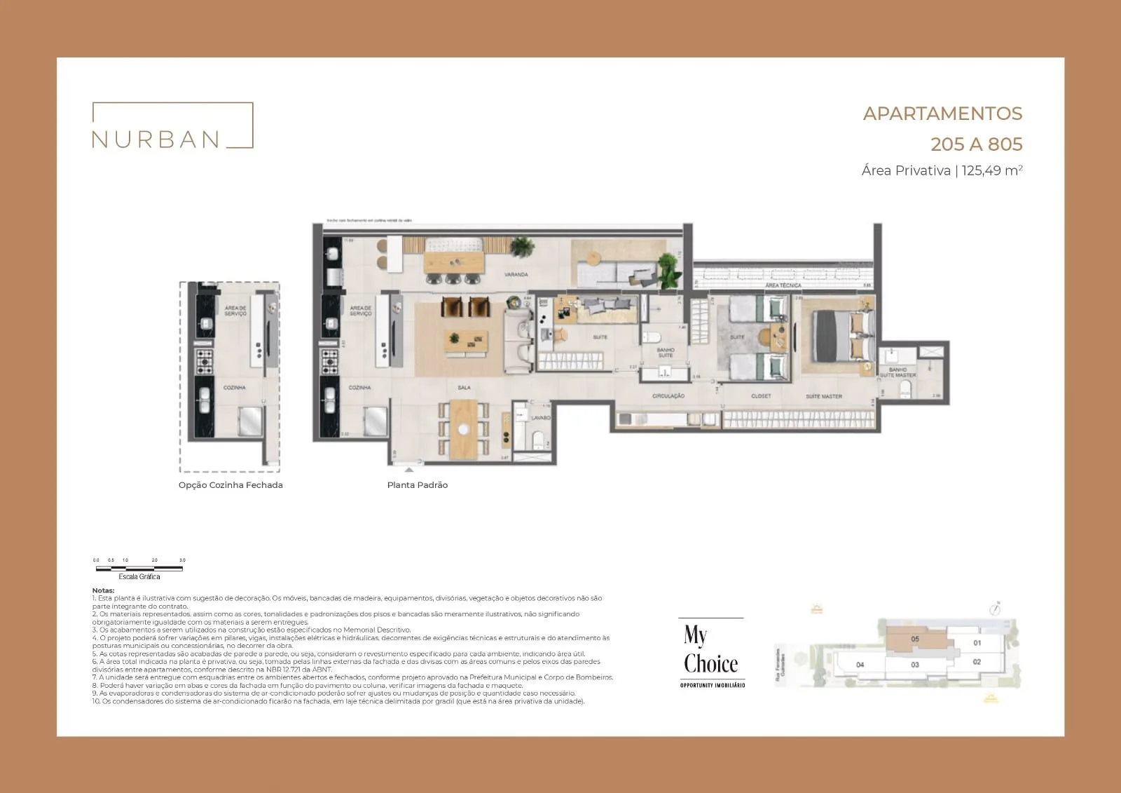 Planta 7: Nurban Botafogo, apartamento de alto padrão em Botafogo, Rio de Janeiro