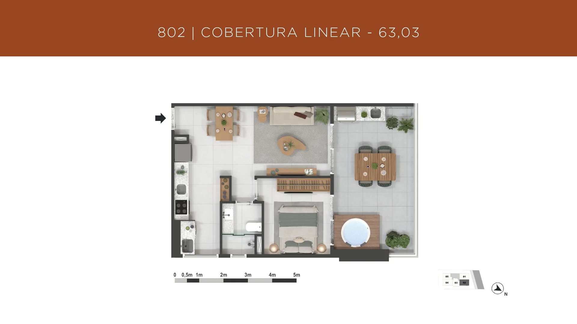 Planta 12: Gávea 99, apartamento de alto padrão na Gávea, Rio de Janeiro