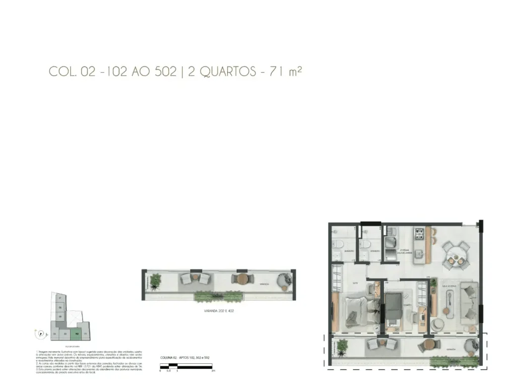 Planta 1: Satamini 12, apartamento de alto padrão na Tijuca, Rio de Janeiro