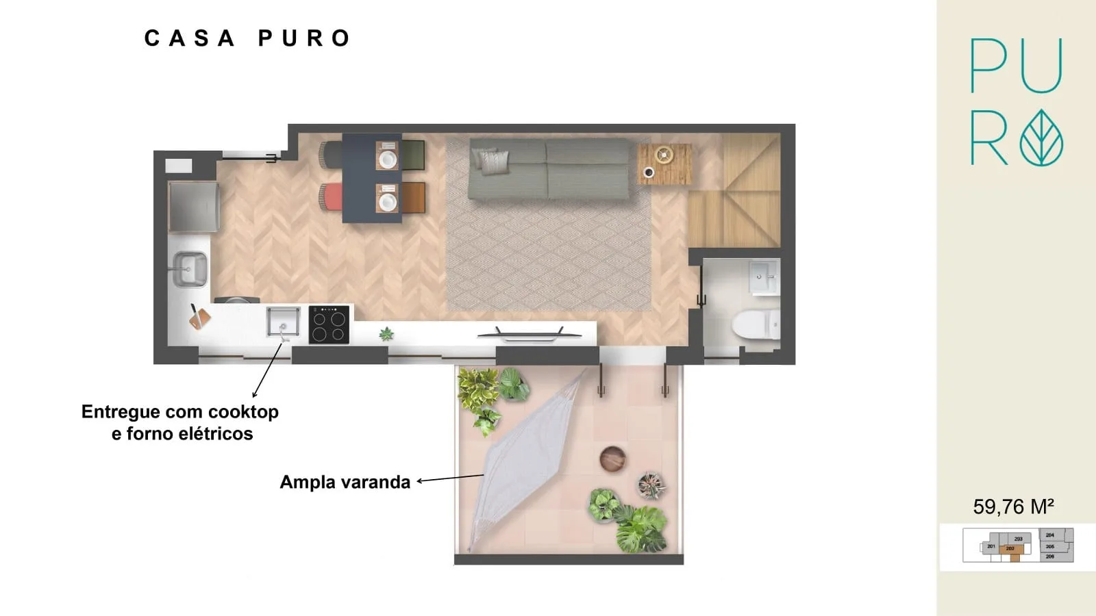 Planta 10: Puro Jardim Botânico, casa de alto padrão no Jardim Botânico, Rio de Janeiro
