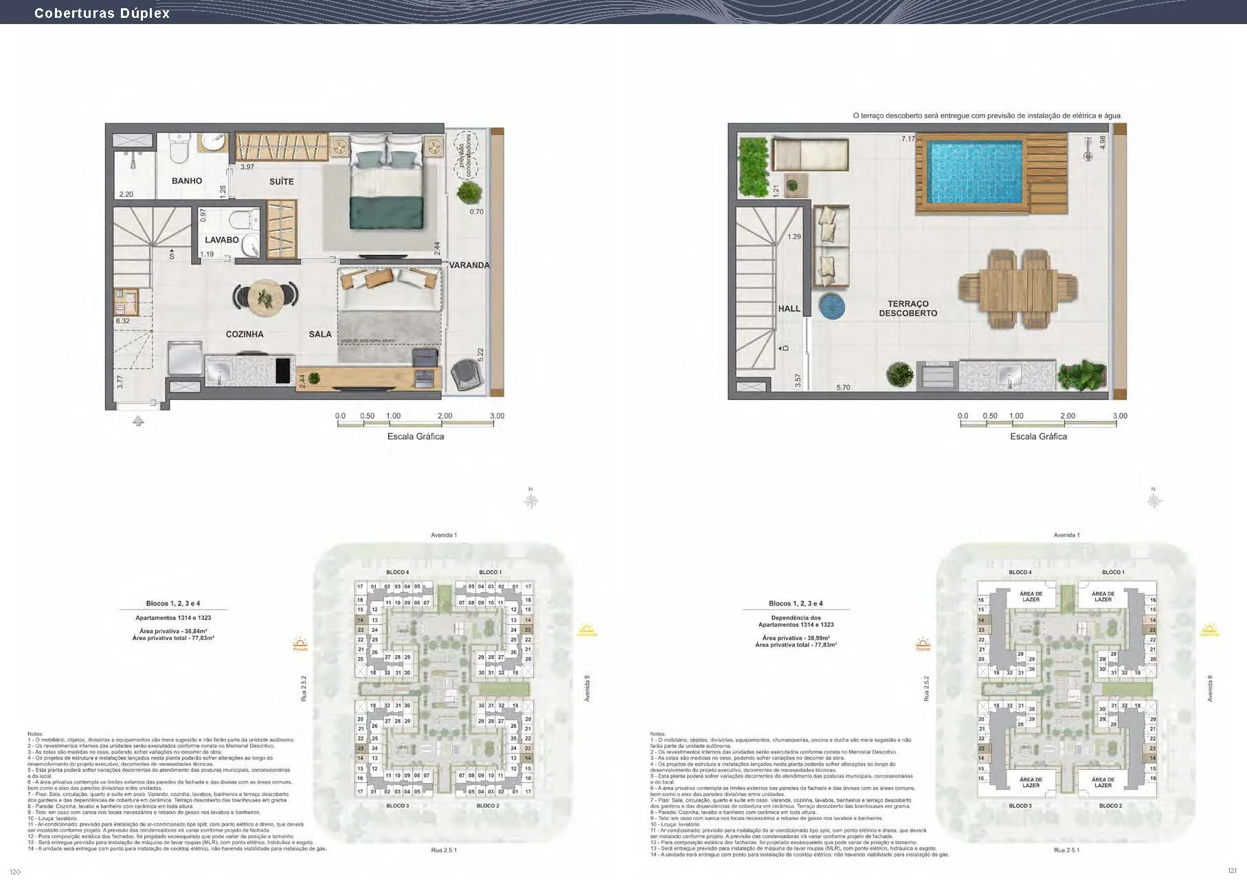 Planta 15: Arte Wave Residences, studio de alto padrão na Barra da Tijuca, Rio de Janeiro