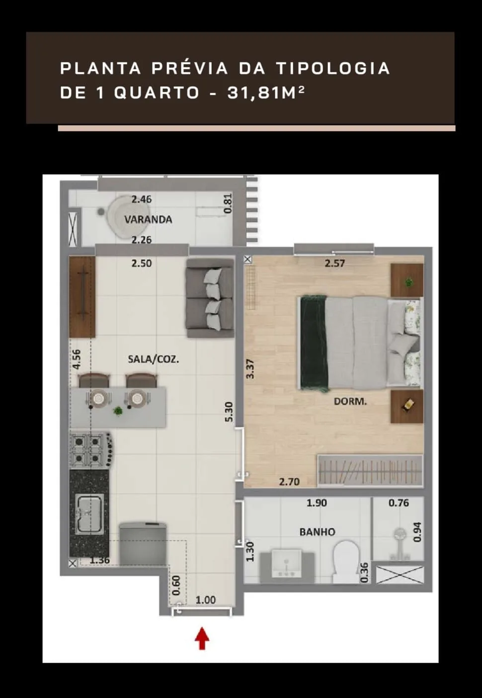 Planta 2: Metropolitan Dream, apartamento de alto padrão na Barra Olímpica, Rio de Janeiro