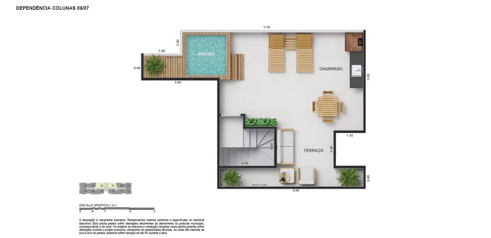 Planta 10: Vitale View Clube Residencial, apartamento de alto padrão em Outro, Rio de Janeiro