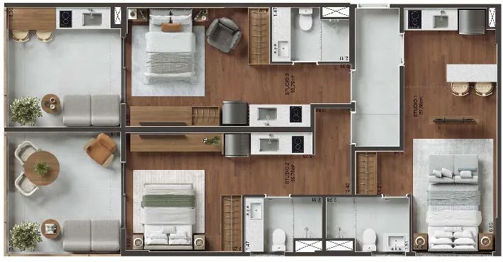 Planta 5: MO.dO Design Living, studio de alto padrão em Botafogo, Rio de Janeiro