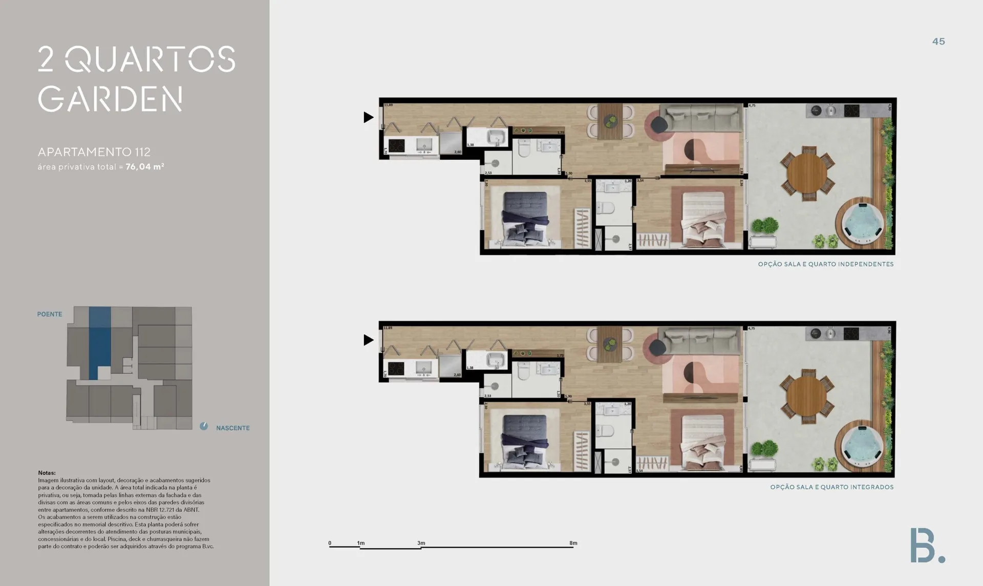 Planta 10: B.Lar Laranjeiras, apartamento de alto padrão em Laranjeiras, Rio de Janeiro
