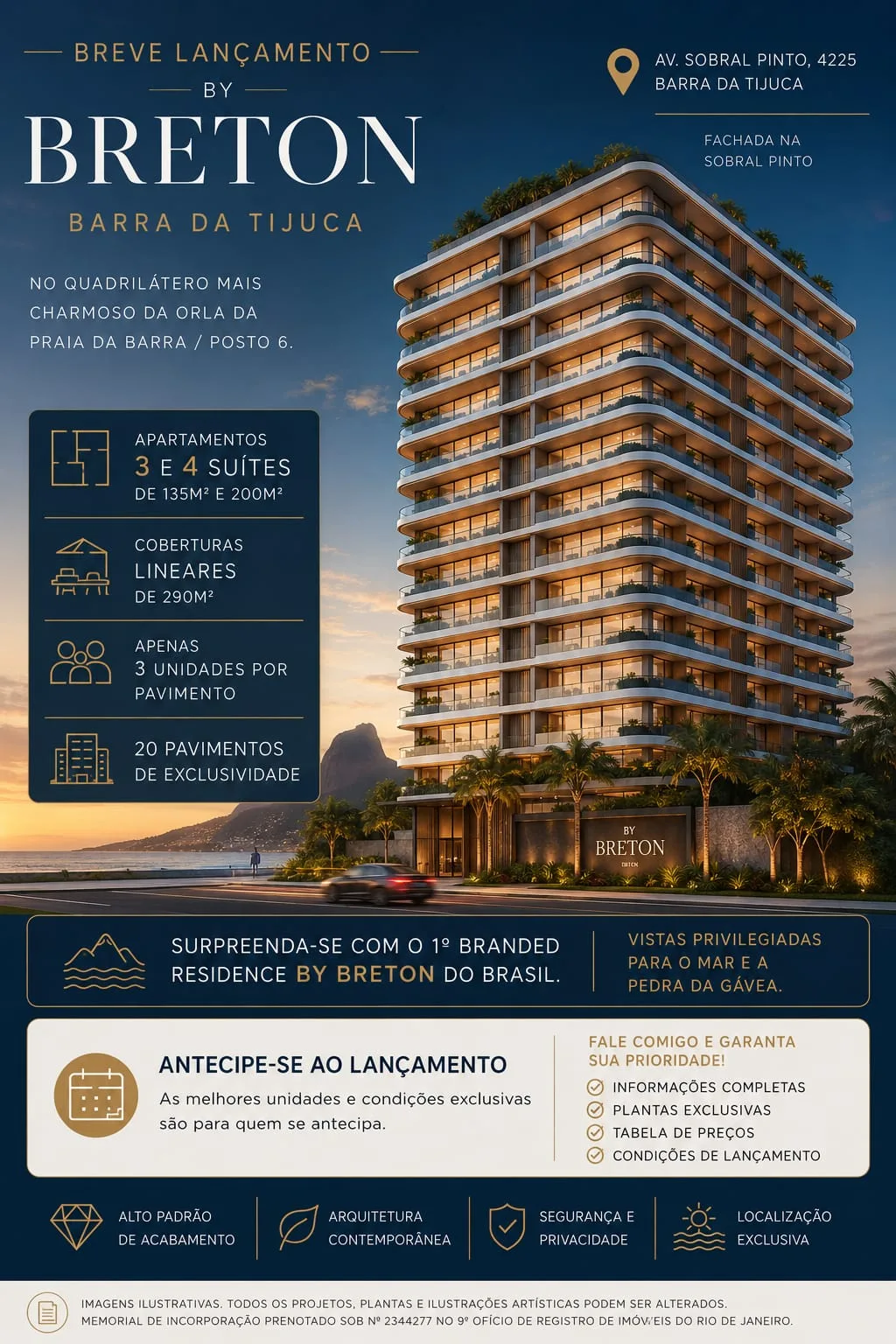 Breton Barra da Tijuca, apartamento de alto padrão na Barra da Tijuca, Rio de Janeiro (foto 5 de 13)