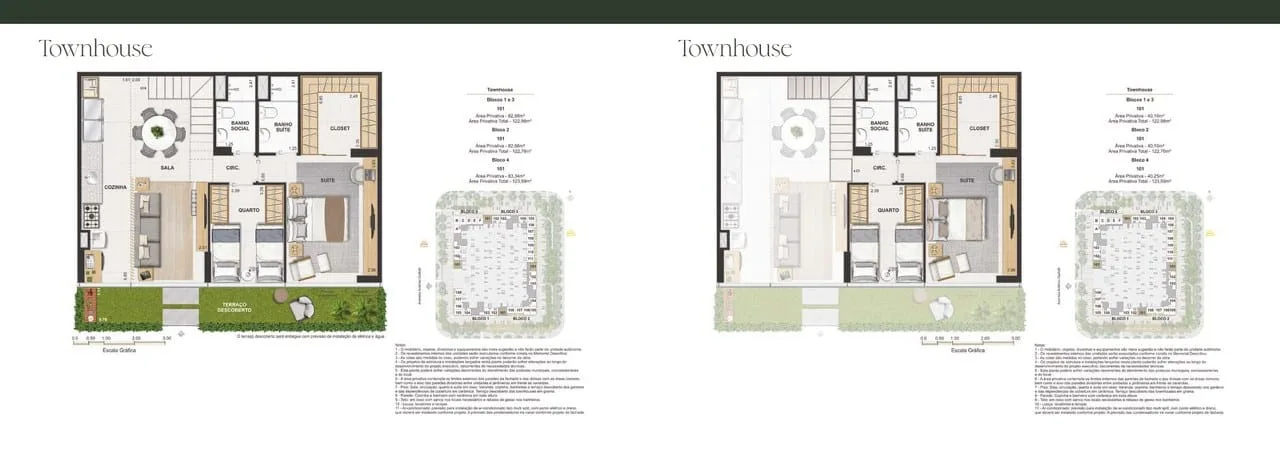 Planta 2: Arte Jardim Residencial, studio de alto padrão na Barra da Tijuca, Rio de Janeiro