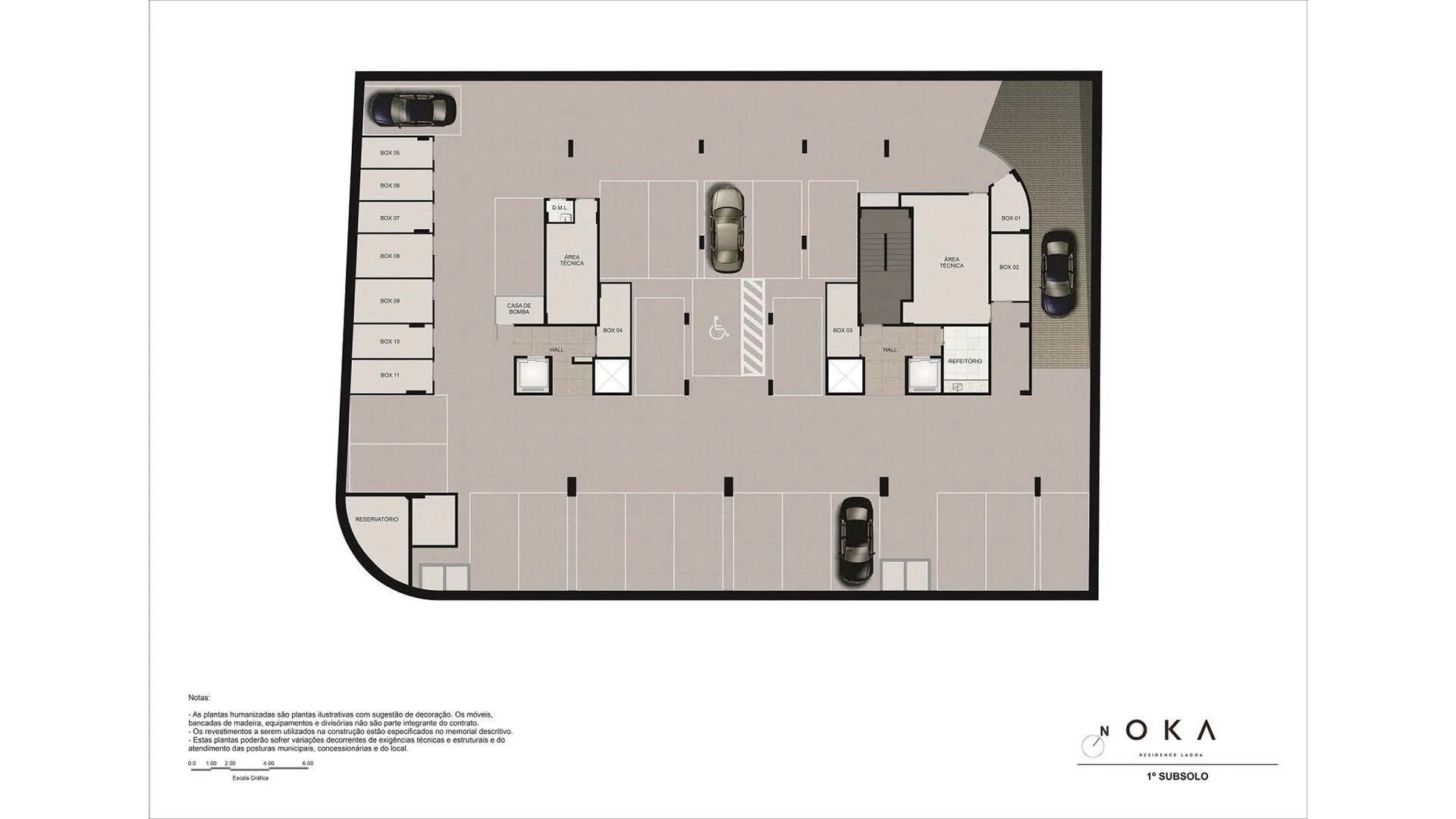 Planta 3: Oka Residence Lagoa, apartamento de alto padrão na Lagoa, Rio de Janeiro