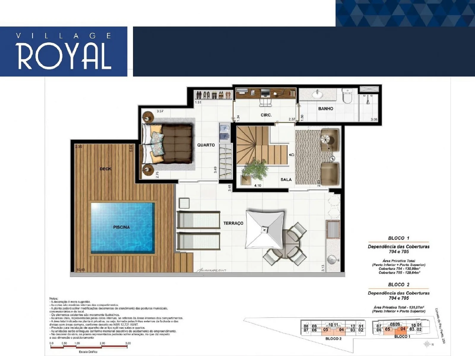 Planta 11: Village Royal Freguesia, apartamento de alto padrão em Outro, Rio de Janeiro
