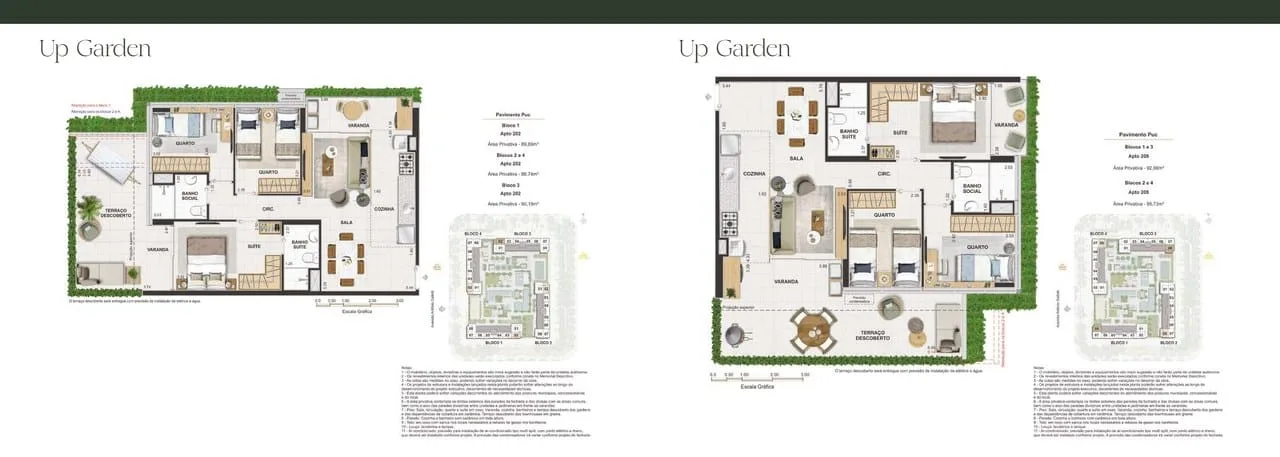 Planta 9: Arte Botânica Residencial, studio de alto padrão na Barra da Tijuca, Rio de Janeiro