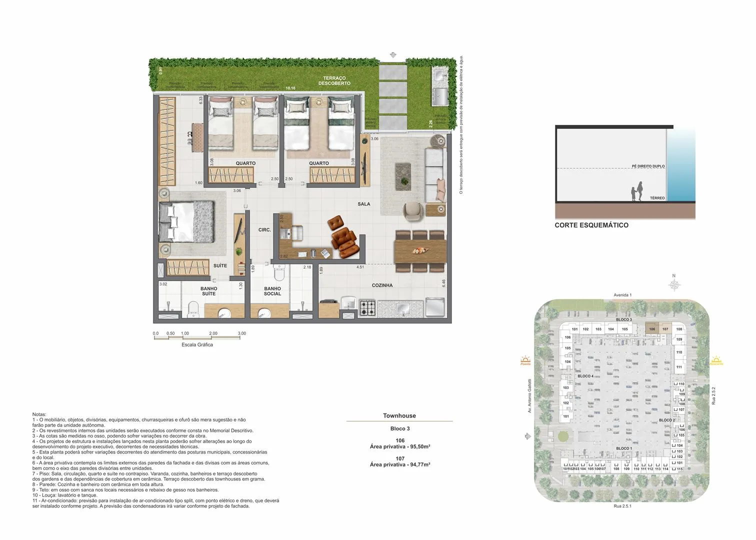 Planta 18: Arte Wood Residences, apartamento de alto padrão na Barra Olímpica, Rio de Janeiro
