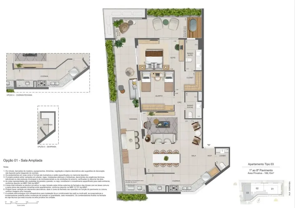 Planta 10: Zenture Residencial, apartamento de alto padrão em Botafogo, Rio de Janeiro