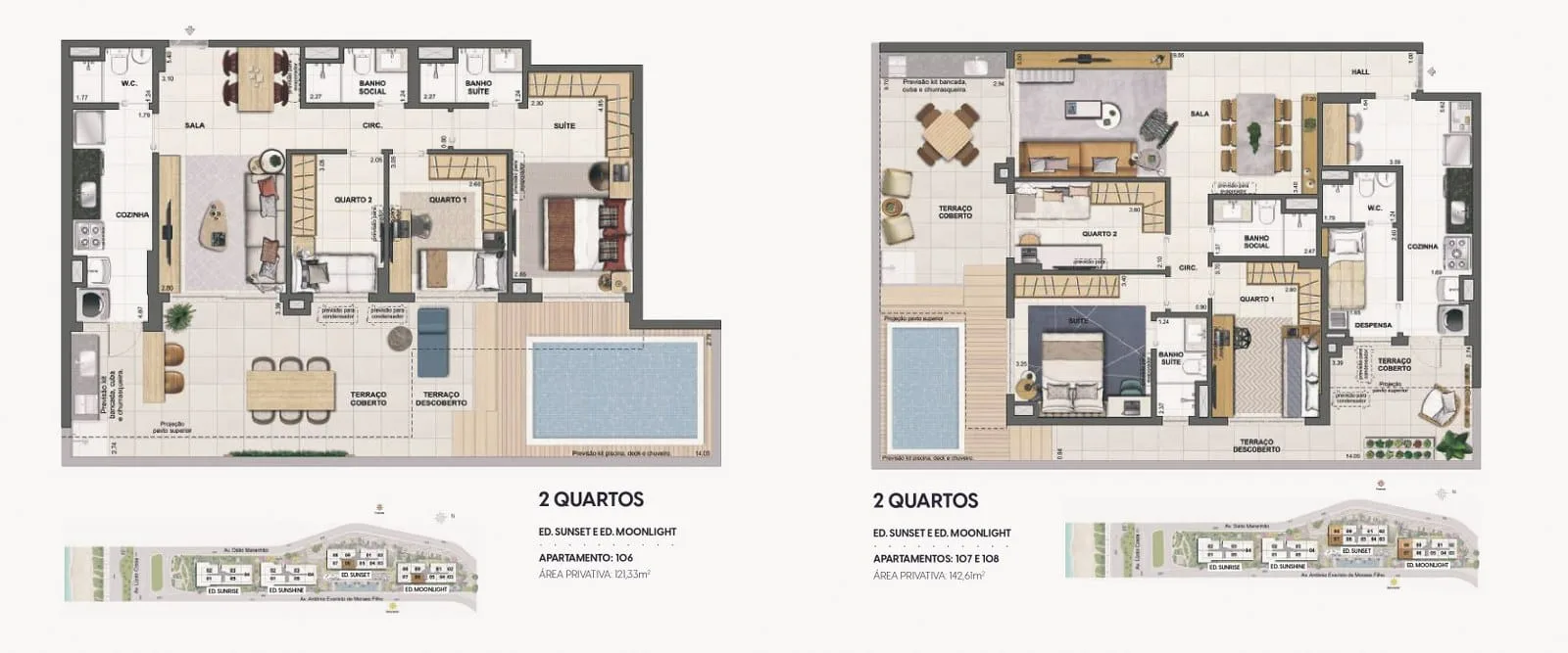 Planta 10: Wave By Yoo Barra, apartamento de alto padrão na Barra da Tijuca, Rio de Janeiro