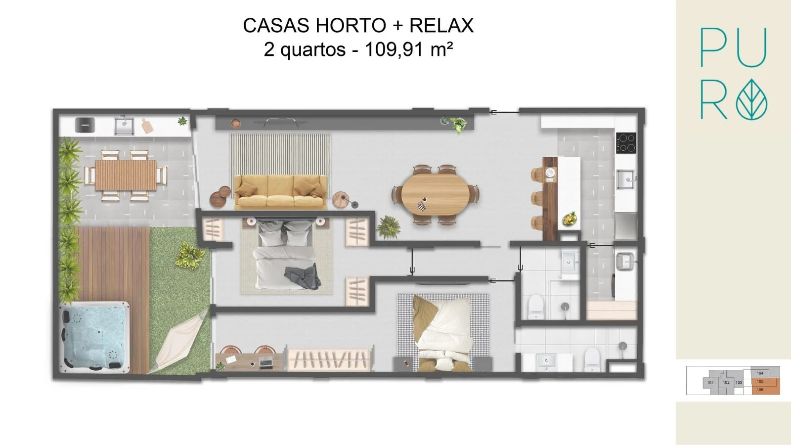 Planta 20: Puro Jardim Botânico, casa de alto padrão no Jardim Botânico, Rio de Janeiro