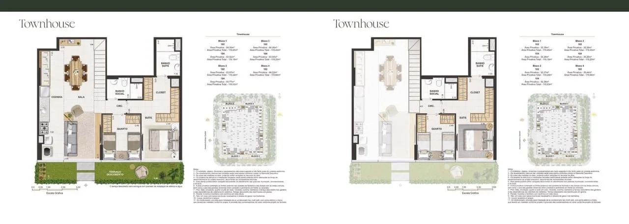 Planta 3: Arte Jardim Residencial, studio de alto padrão na Barra da Tijuca, Rio de Janeiro