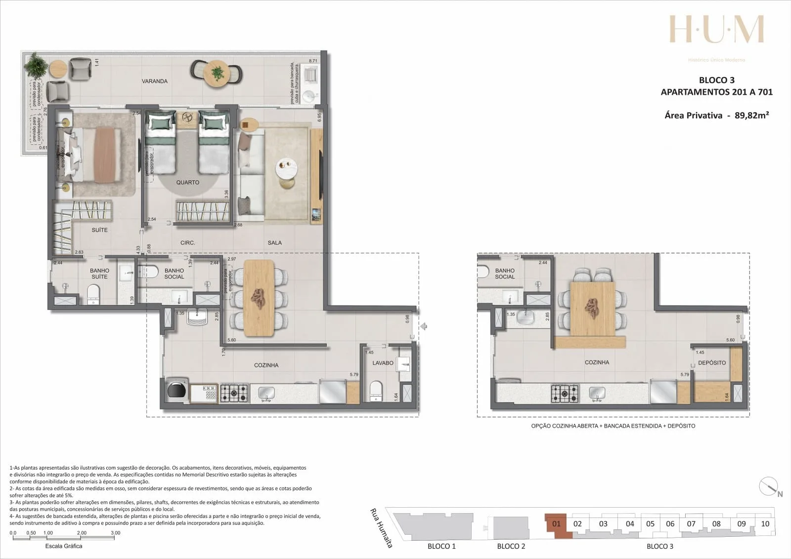 Planta 9: Hum Humaitá, apartamento de alto padrão em Outro, Rio de Janeiro