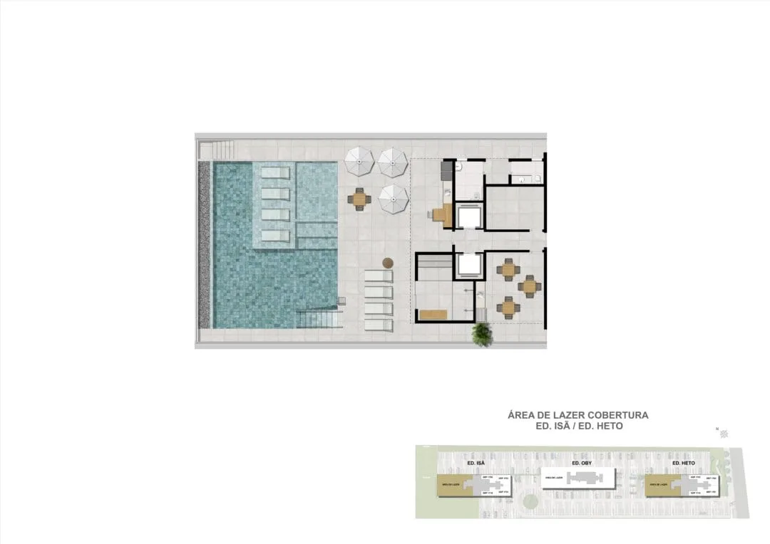 Planta 13: Etehe Residencial, apartamento de alto padrão na Barra da Tijuca, Rio de Janeiro