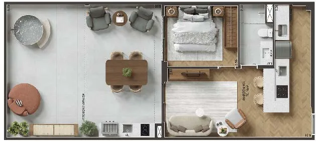 Planta 8: MO.dO Design Living, studio de alto padrão em Botafogo, Rio de Janeiro