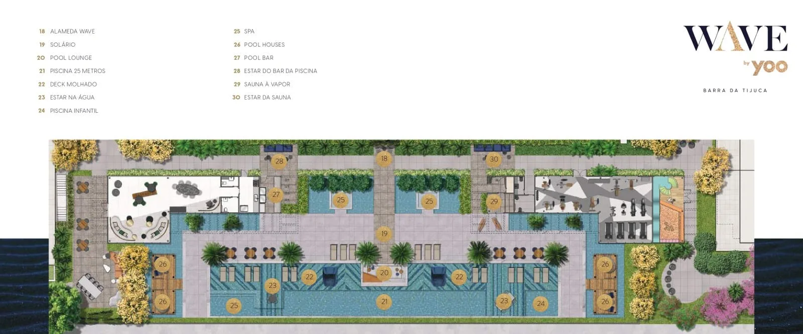 Planta 17: Wave By Yoo Barra, apartamento de alto padrão na Barra da Tijuca, Rio de Janeiro