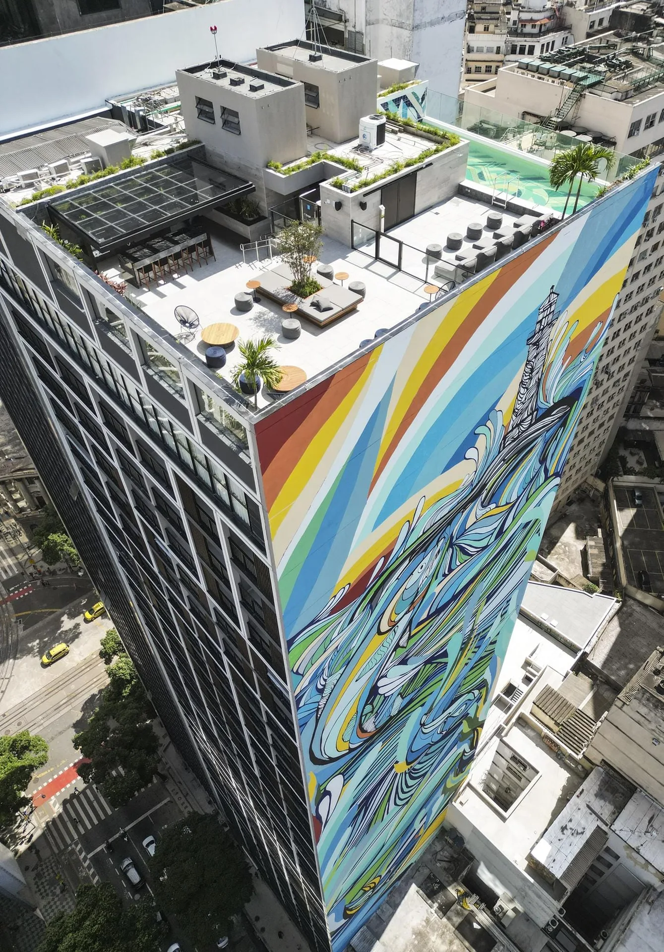 Residencial Skylux, studio de alto padrão no Centro, Rio de Janeiro
