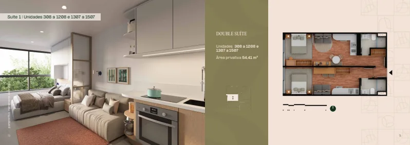 Planta 12: Oriá Residencial Glória, studio de alto padrão na Glória, Rio de Janeiro