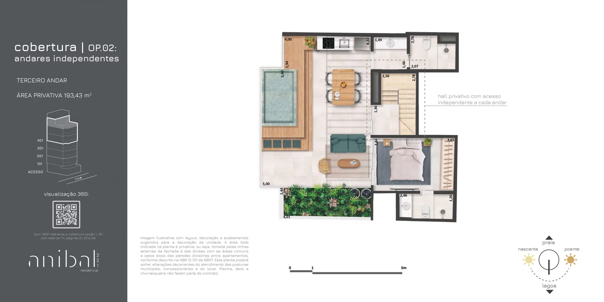 Planta 10: Anibal 221 Residencial, apartamento de alto padrão em Ipanema, Rio de Janeiro