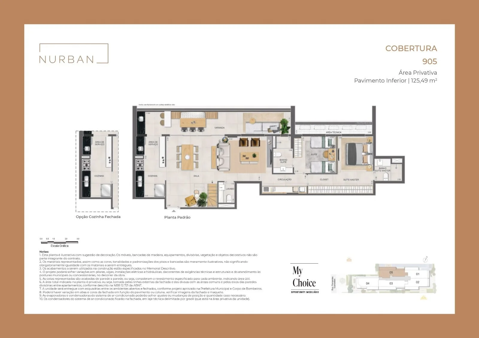 Planta 15: Nurban Botafogo, apartamento de alto padrão em Botafogo, Rio de Janeiro
