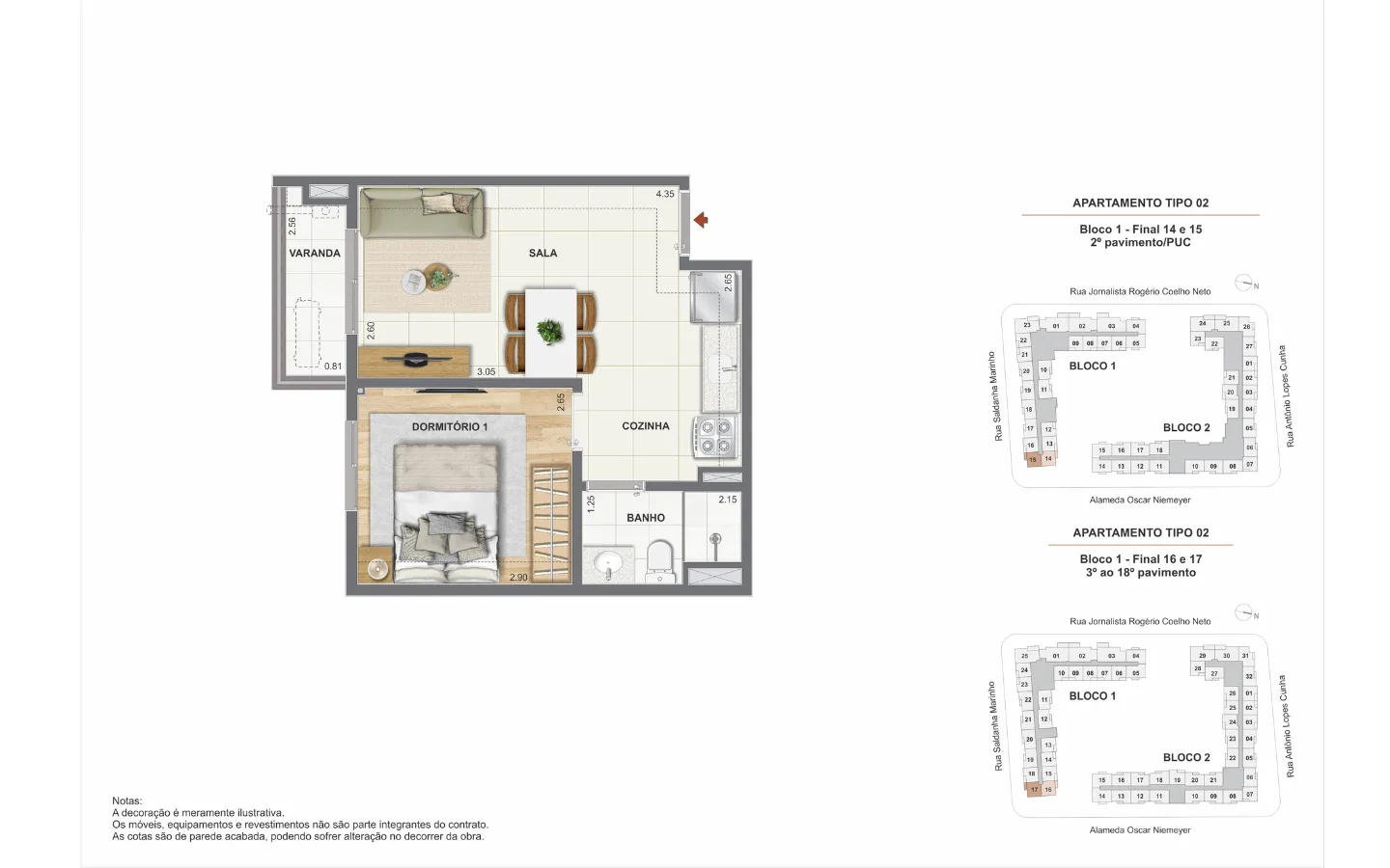 Planta 8: Orla Central , apartamento de alto padrão no Centro, Rio de Janeiro