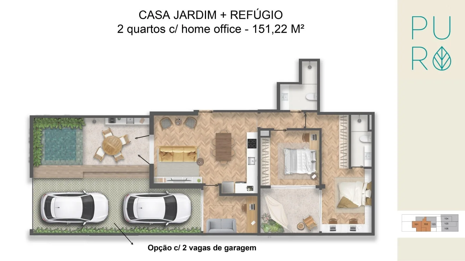 Planta 17: Puro Jardim Botânico, casa de alto padrão no Jardim Botânico, Rio de Janeiro