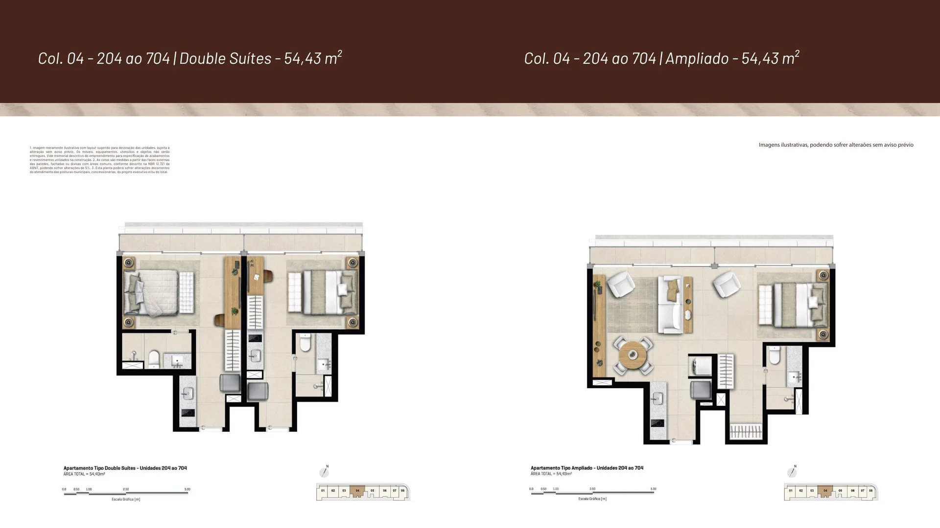 Planta 6: Stay Ludolf, apartamento de alto padrão no Leblon, Rio de Janeiro