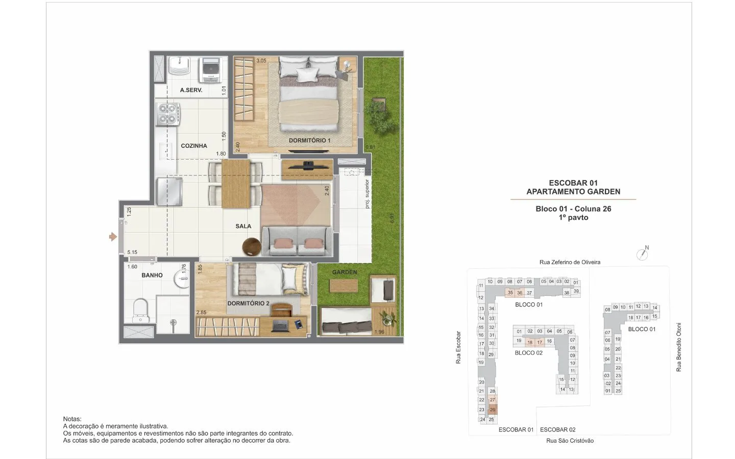 Planta 5: Luzes do Rio Porto Maravilha, apartamento de alto padrão no Centro, Rio de Janeiro