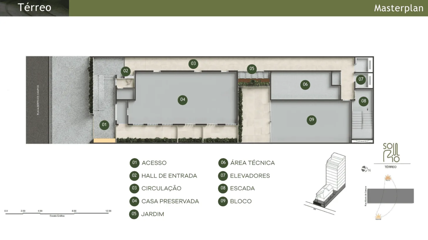 Planta 23: Soul Rio Ipanema, studio de alto padrão em Ipanema, Rio de Janeiro
