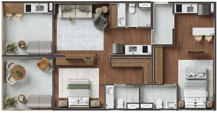 Planta 6: MO.dO Design Living, studio de alto padrão em Botafogo, Rio de Janeiro