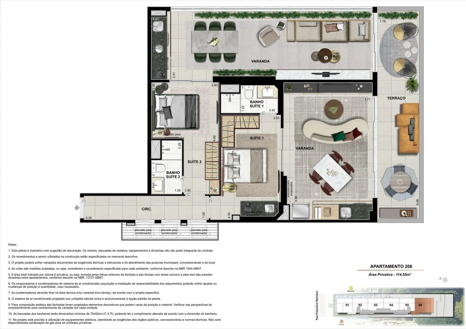 Planta 8: On The Sea, apartamento de alto padrão no Arpoador, Rio de Janeiro