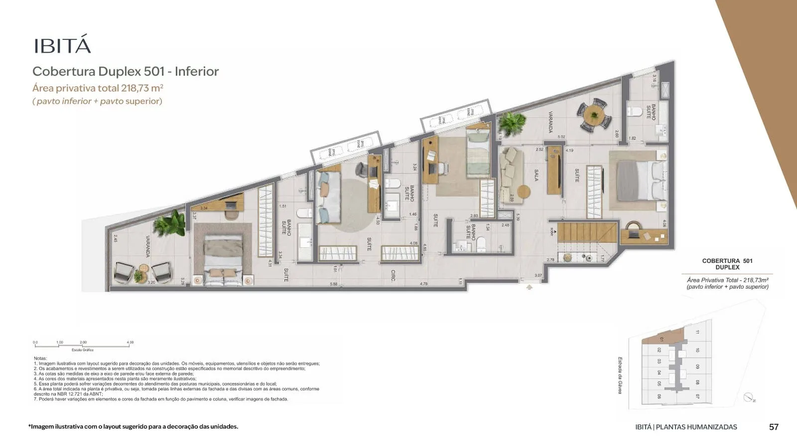 Planta 20: Ibitá São Conrado, apartamento de alto padrão em Outro, Rio de Janeiro