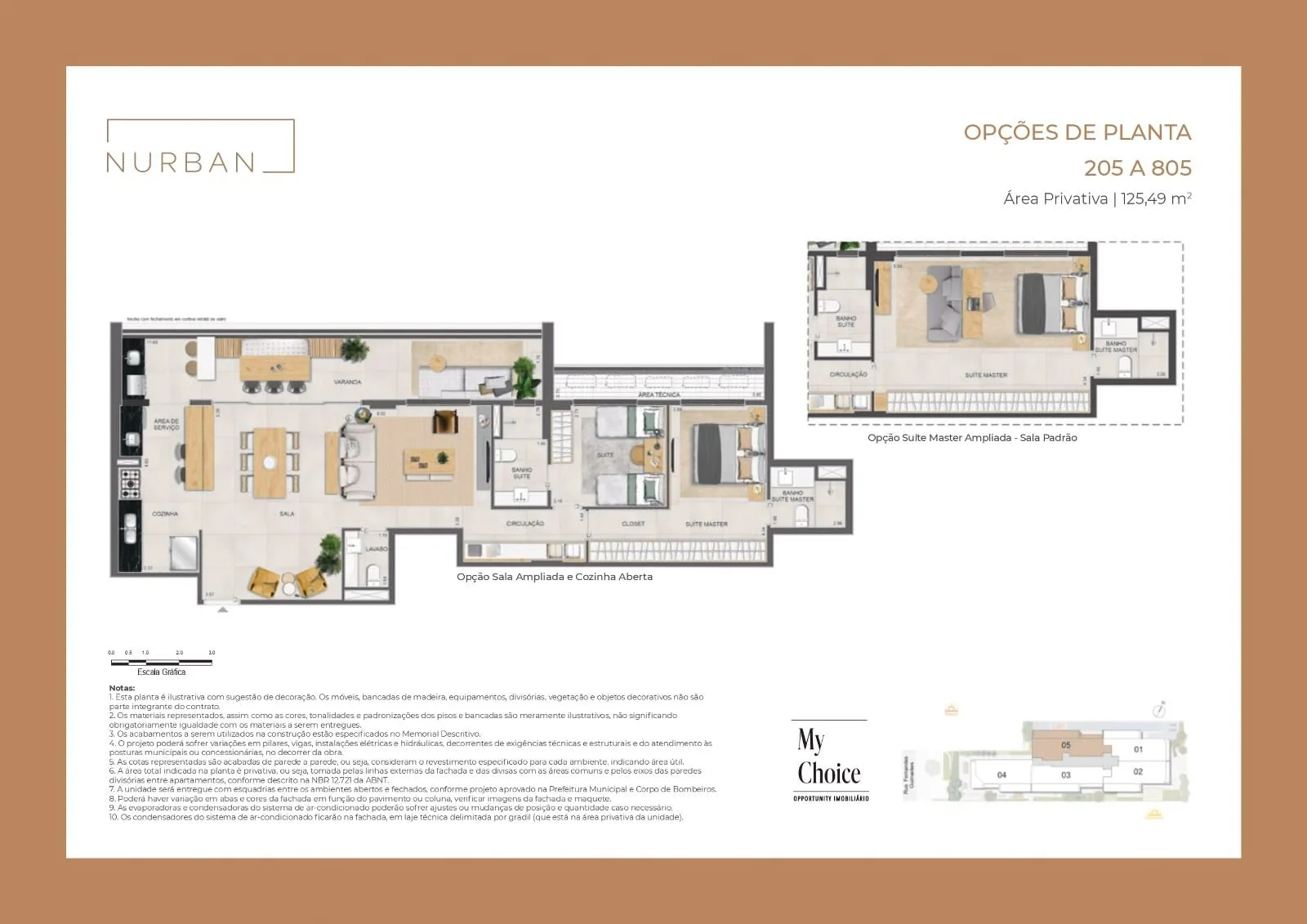 Planta 8: Nurban Botafogo, apartamento de alto padrão em Botafogo, Rio de Janeiro