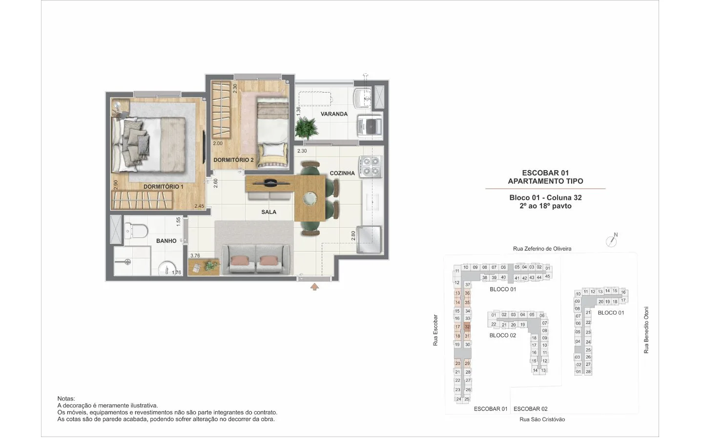 Planta 10: Luzes do Rio Porto Maravilha, apartamento de alto padrão no Centro, Rio de Janeiro