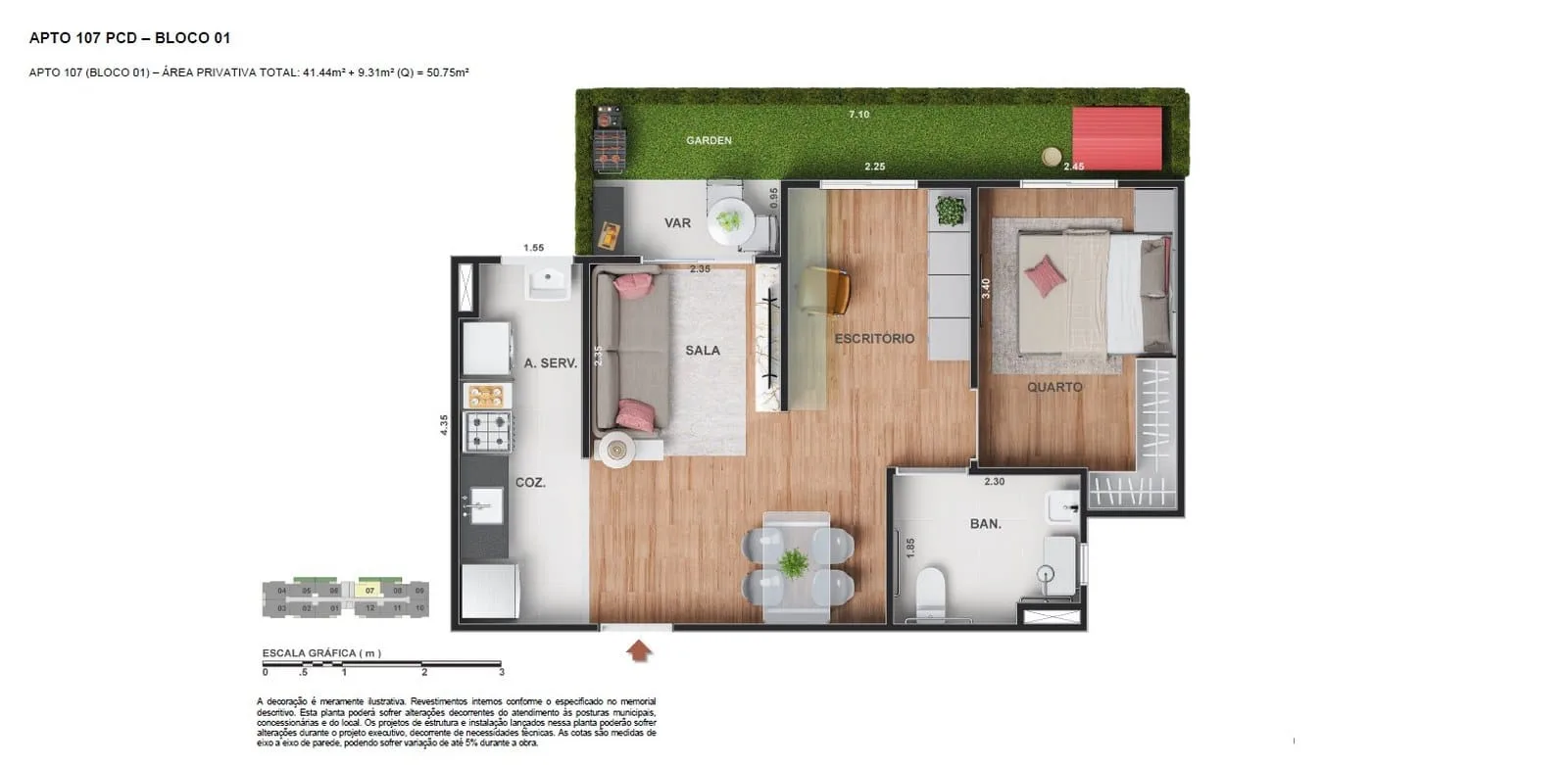 Planta 2: Vitale View Clube Residencial, apartamento de alto padrão em Outro, Rio de Janeiro