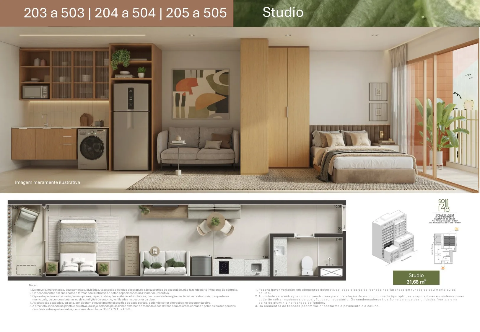 Planta 4: Soul Rio Gago Coutinho 53, studio de alto padrão em Laranjeiras, Rio de Janeiro