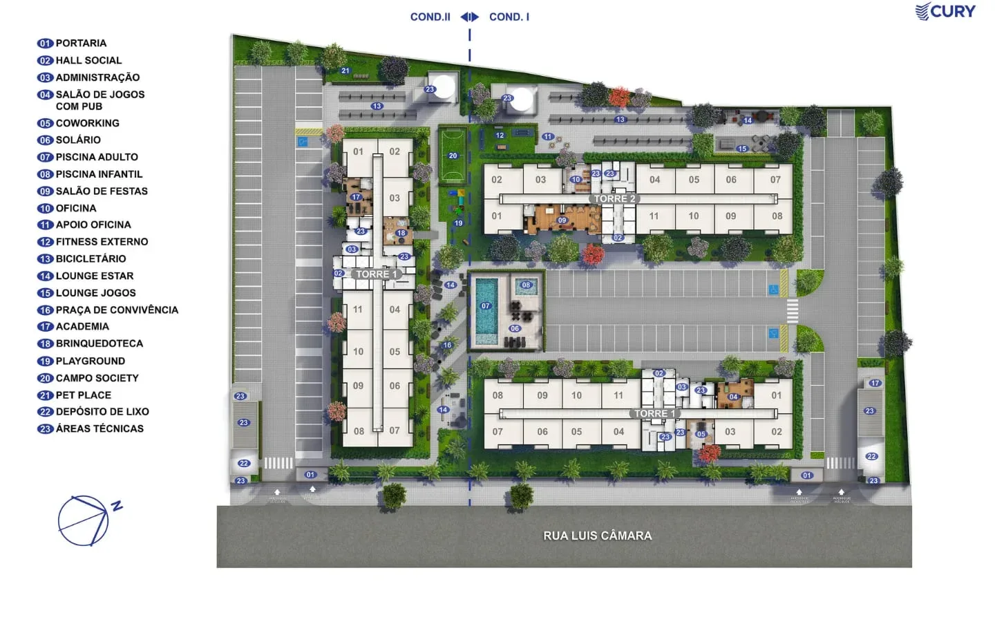 Planta 1: Nova Olaria Cury, apartamento de alto padrão em Outro, Rio de Janeiro