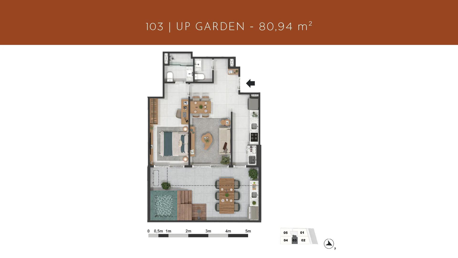 Planta 8: Gávea 99, apartamento de alto padrão na Gávea, Rio de Janeiro