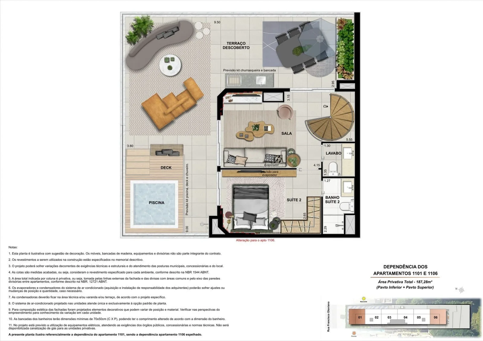 Planta 9: On The Sea, apartamento de alto padrão no Arpoador, Rio de Janeiro