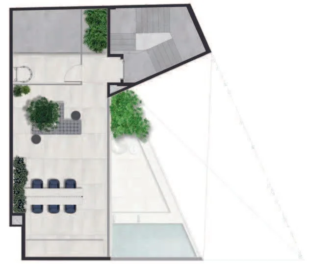 Planta 2: OUI Ipanema Studios, studio de alto padrão em Ipanema, Rio de Janeiro
