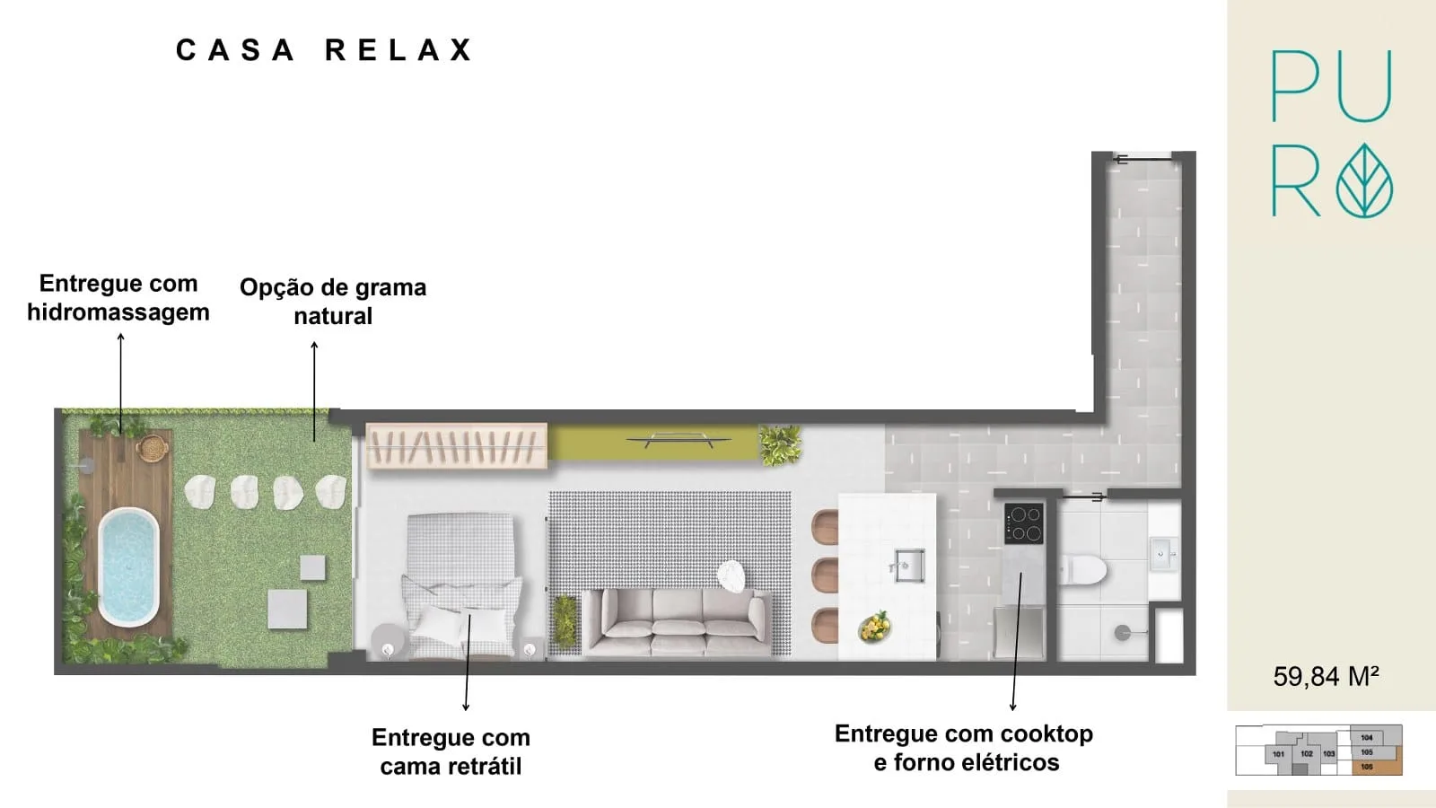 Planta 8: Puro Jardim Botânico, casa de alto padrão no Jardim Botânico, Rio de Janeiro