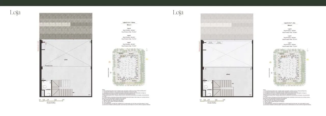 Planta 1: Arte Botânica Residencial, studio de alto padrão na Barra da Tijuca, Rio de Janeiro